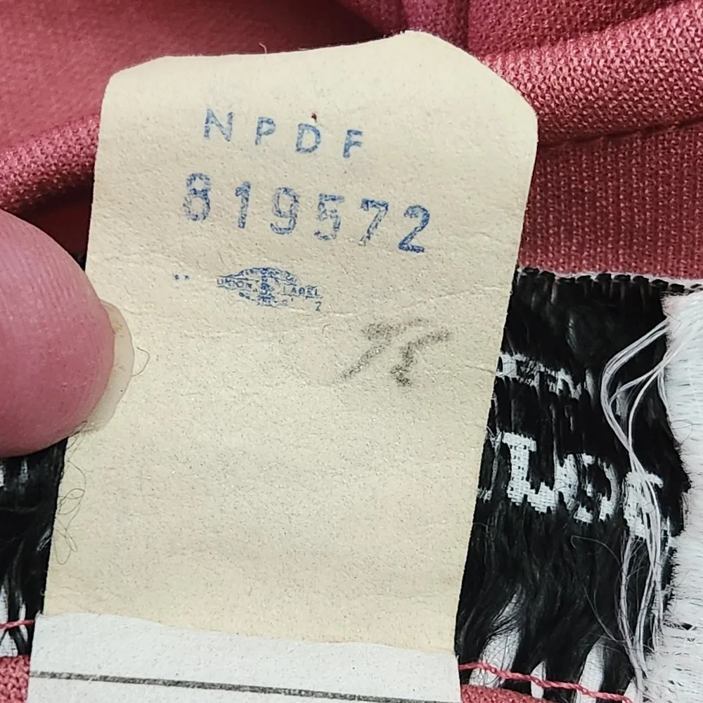 Vintage 70’s Bleeker Street pink sleeveless pleated maxi dress size Large - Picture 9 of 12